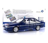 Voiture Miniature de Collection - SOLIDO - RENAULT 21 Turbo Gendarmerie BRI - 1992 - Bleu - 1/18