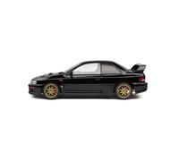 Voiture miniature de collection - SOLIDO - Subaru Impreza 22B - Noir - Échelle 1/18 - Monté métal