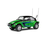Voiture miniature de collection - SOLIDO - VOLKSWAGEN Beetle Baja - Échelle 1/18 - Vert/Noir - 1976