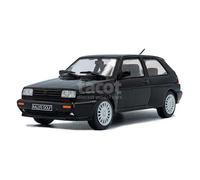 Voiture miniature de collection - SOLIDO - Volkswagen Golf II Rally 1989 - 1/43 - Monté métal - Noir