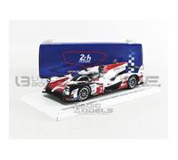 Voiture Miniature de Collection - SPARK 1/43 - TOYOTA TS050 Hybrid - Le Mans 2018 - Blanc / Rouge / Noir