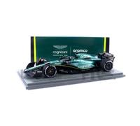 Voiture miniature de collection - SPARK - ASTON MARTIN AMR23 - 1/43 - Bahrain GP 2023 - Green/Yellow