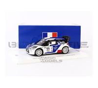 Voiture Miniature de Collection - SPARK - CITROEN DS3 WRC - Blanc / Rouge / Blanc - SF170