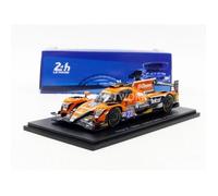 Voiture Miniature de Collection - SPARK - ORECA 07 Gibson LMP2 - Le Mans 2017 - Orange/Noir - 1/43