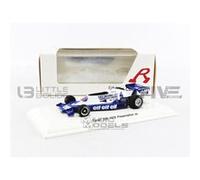 Voiture Miniature de Collection SPARK - REVE 1-43 - TYRRELL 008 Presentation - 1978 - Blue / White - R70111 G