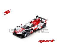 Voiture Miniature de Collection - SPARK - TOYOTA GR010 Hybrid - Le Mans 2023 - Blanc/Rouge/Noir