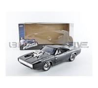 Voiture Miniature de Collection TOYS 1-24 - DODGE Charger R/T - Fast And Furious 7 - Black - 97059BK