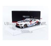 Voiture Miniature de Collection TRUESCALE MINIATURES 1-43 - BMW M8 GTLM - Winner Class IMSA 2018 - White / Red / Blue - TSM430442 - Resin