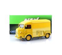 Voiture Miniature de Collection - WELLY - CITROEN Type HY - 1962 - Jaune