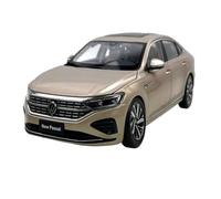 Voiture Miniature en Alliage À L'échelle 1:18 pour SAIC Volkswagen Passat 2022 Berline Décorative pour La Maison(Gold)
