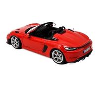 Voiture Miniature en Alliage Moulé sous Pression À L'échelle 1 18 pour Porsche 718 Spyder RS 2023, Modèle Classique, Souvenir, Voiture Miniature De Collection