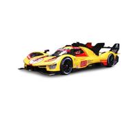 Voiture Miniature - Ferrari 499P LMH 2024 N83 - Métal - Échelle 1/43 - Jaune