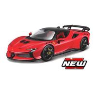 BBurago Voiture de collection Ferrari SF90 XX Stradale 1/18 – Métal, très détaillée, officielle