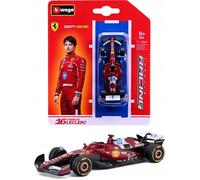Voiture miniature - Ferrari SF-25 #16 Charles Leclerc - Échelle 1:64 - Rouge - Métal et plastique