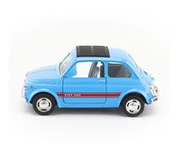 Voiture miniature fiat 500 bleue