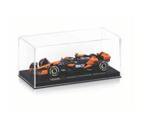 Voiture miniature Formule 1 - BBURAGO - Échelle 1:43 - Modèle MCL38 Lando Norris - Couleurs orange et noir