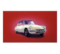 Voiture miniature - HELLER - Citroën DS 19 blanche - 26 pièces - Intérieur