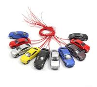 Voiture miniature lumineuse H0/TT pour différents trains miniatures