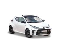 Voiture Miniature Maisto Toyota Gr Yaris (2021) À L'échelle 1:24 - Blanc - Pour Intérieur - Mixte