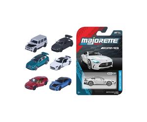 Voiture miniature Majorette Mercedes-AMG 1:64 die-cast avec parties ouvrantes Assortiment aléatoire Noir mat