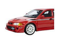 Voiture Miniature Modèle De Berline en Résine Rouge Mitsubishi Evolution VI Génération 6 TME 1 43, Kit De Jouet pour Enfants, Cadeau Répliques Miniatures