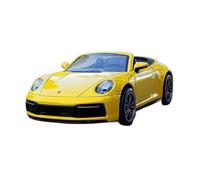 Voiture Miniature Modèle De Voiture en Alliage Moulé Porsche 911 Carrera 1:32 avec Son Et Lumière À Tirer À Collectionner Répliques de Voitures(Yellow)