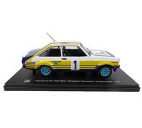 - Voiture Miniature reproduite à l'échelle 1/24 Compatible pour Ford Escort RS 1800 MKII - WALDEGARD Acropolis Rally 1979 - RVQ18