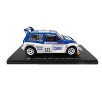 OPO 10 - Voiture Miniature reproduite à l'échelle 1/24 Compatible pour MG Metro 6R4 Pond - RAC Rally GB 1985 - RVQ21