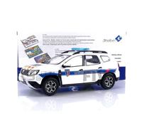 Voiture Miniature - SOLIDO - DACIA Duster Phase 2 - Police Municipale - 1/18 - Blanc