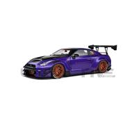 Voiture Miniature - SOLIDO - NISSAN GT-R (R35) - 1/18 - Violet - Kit Liberty Walk 2.0