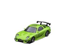 Voiture Miniature Statique en métal moulé sous Pression pour Mazda RX7 FD3S Rain Palace 1:64