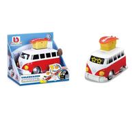 Voiture miniature Volkswagen Van Samba et Surf - BB Junior - Rouge et bleu