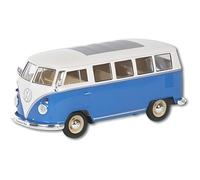 Volkswagen Minibus microbus bleu/blanc 1963 1/24 Welly