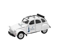 Voiture Miniature Welly Die Citroën 2cv Charente Rf Blanche-Welly Blanc