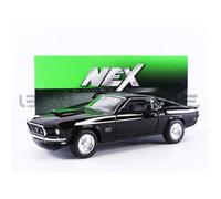Voiture Miniature - WELLY - Mustang Boss 429 - 1/24 - Noir - Collection