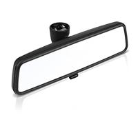 Voiture Miroir intérieur Rétroviseur Intérieur, KIMISS 25 x 7 cm Rétroviseur Conduite Accompagnée Miroir intérieur de Voiture pour B5 MK4 1999-2005 3B0857511G(Noir)