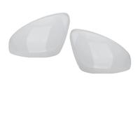 Voiture Miroir Logement Pour Clio 2019 2020 2021 2022 2023 2024 2025 Couvercle Rétroviseur Latéral Gauche Droit Aile Porte Boîtier(2piece White)