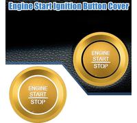 Voiture Moteur Démarrage Allumage Bouton Autocollant pour Honda Accord Doré Ton