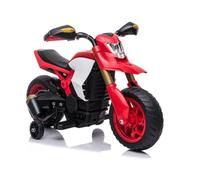 Voiture Moto Enfant Électrique 6V LED Rouge LEAN TOYS