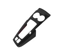 Voiture Moulures Intérieures Pour A3 Pour 8V 14-19 Voiture Console Centrale Panneau De Changement De Vitesse Décor Tasse À Eau Cadre Couverture Garniture Autocollant(Noir)