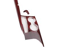 Voiture Moulures Intérieures Pour Toyota Pour Camry 2018 2019 2020 2021 Conduite À Gauche Center Contrôle Boîte De Changement De Vitesse Panneau Couvercle Garniture(rouge,High configuration)