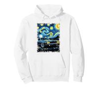 Voiture mus Classique Nuit étoilée Art Automobile Design Sweat à Capuche