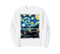 Voiture mus Classique Nuit étoilée Art Automobile Design Sweatshirt