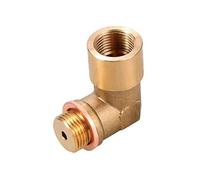 voiture O2 Lambda Sonde Accessoires De Voiture, Adaptateur D'espacement D'extension De Capteur D'oxygène Lambda En Laiton À 90 Degrés M18x1, 5 O2 Avec Joint JXSS026
