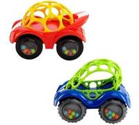 Oball Rattle & Roll petite voiture pour enfant Red 3m+ 1 pcs