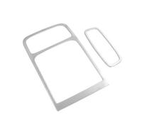 Voiture Panneau Couvercle Cadre Couverture Pour A3 Pour 8V 2013-2019 Pour Q3 Voiture Toit Lampe Lecture Cadre Décoration Autocollant Garniture Acier Inoxydable Dôme Panneau Lumineux(Silver)