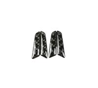 Voiture Panneau Couvercle Cadre Couverture Pour A4 Pour B9 2017-2019 Autocollants Décoratifs Boutons Réglage Sièges Voiture Garniture Intérieure Fibre Carbone