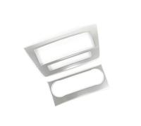 Voiture Panneau Couvercle Cadre Couverture Pour Benz C Pour Classe Pour W204 2011-2014 Console Voiture Acier Inoxydable Bouton Volume CD Bouton Panneau Cadre Garniture Intérieure
