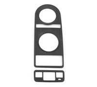 Voiture Panneau Couvercle Cadre Couverture Pour Genesis Pour GV70 Garniture Intérieure Moulure Console Centrale Couvercle Levier Vitesse Panneaux Décoratifs Couvre 2 Pièces Bois Carbone(Wood Grain)