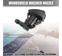 Voiture Pare-brise Laveuse Buse pour Jeep - 1 Pcs Noir